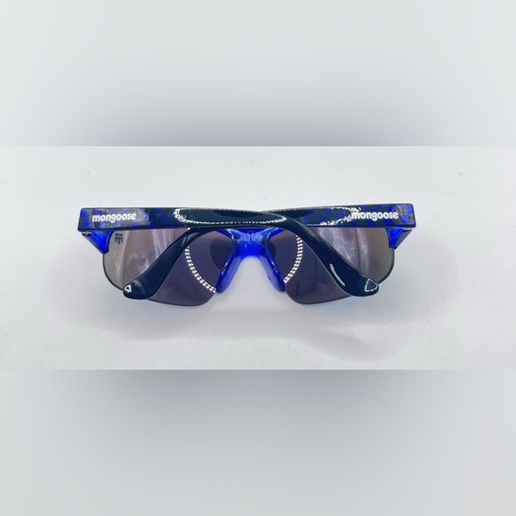 Mongoose MG02 8888 Blue Oval Half-Rim Sunglasses Frames - Picture 4 of 8